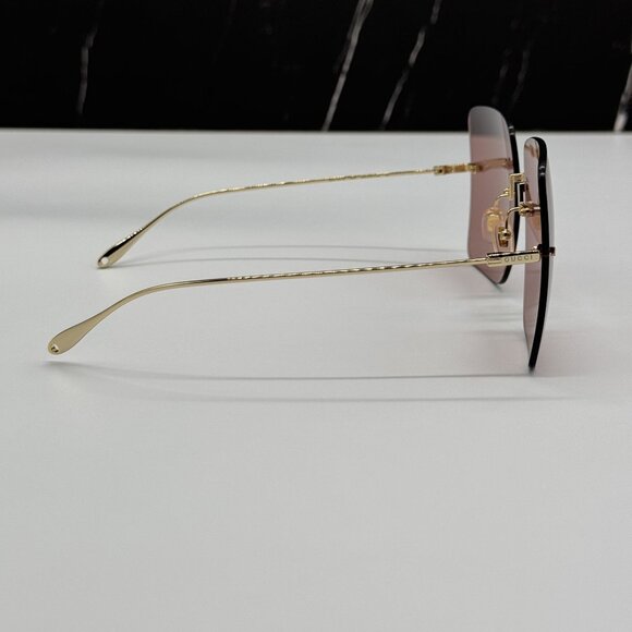 NEW GUCCI SUNGLASSES GG1147S 005 WITH EARRINGS GOLD WOMEN EYEWEAR GUCCI main image 11